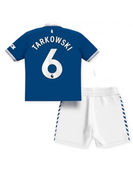 Billige Everton James Tarkowski #6 Hjemmedraktsett Barn 2023-24 Kortermet (+ Korte bukser)